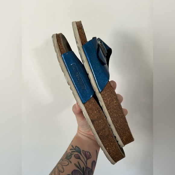 irkenstock size 40 Size 9.5-10 blue glitter single strap - Picture 4 of 8